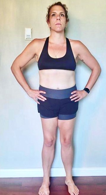 Vanessa later in her training